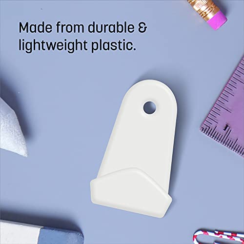 [10 pack] Impresa Mat Hangers for Cricut Cutting Mats to Organizes - Easy To Install Standard Grip Cutting Mat Hangars - Durable Impresa Holder for IMPRESA