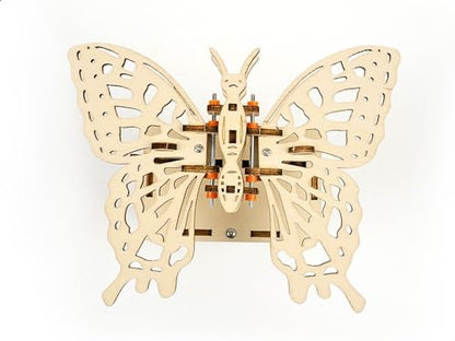 Pica Toys Electric Flying Butterfly Wood Working Toy - Science Wood Kits for Kids Ages 8, 9, 10, 11, 12 | 3D Puzzle Craft Wooden Building STEM - WoodArtSupply