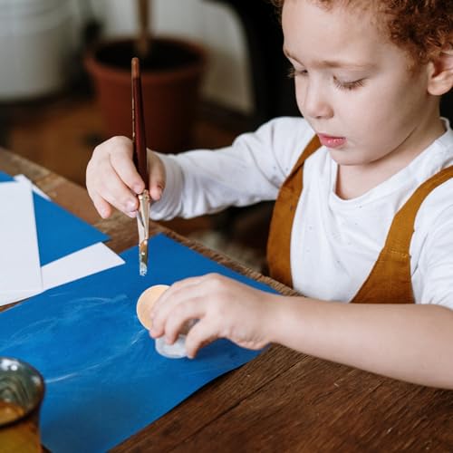 Tofficu 50 Pcs 25MM Wooden Beads for Crafts, Unfinished Wood Beads Bulk Without Holes, Small Wood Loose Beads for DIY Painting Carving Craft Tofficu