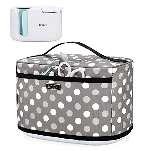 LUXJA Dust Cover Compatible with Cricut Mug Press (with a Front Pocket), Polka Dots - WoodArtSupply