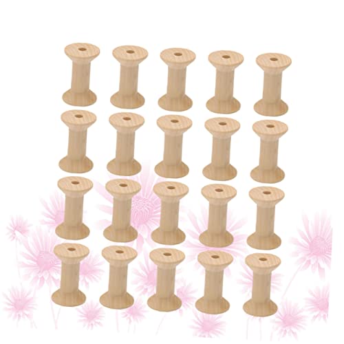 EXCEART 60 Pcs Embroidery Thread Holder Weaving Kit Sewing Project Kits Glass Holder Craft Spools Sewing Machine Accessories Weaving Bobbins Wire EXCEART