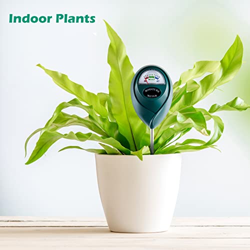 Soil Moisture Meter for House Plants, Plant Water Meter,Plant Moisture Meter for House Plants and Outdoor Plants, No Batteries Required (Green) - WoodArtSupply