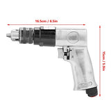 3/8" Air Pneumatic Drill, Air Drill 1700rpm High speed Reversible Rotation Drill Tool for Hole Drilling Used for Furniture, Machine Production Wal front