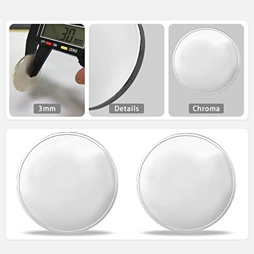 20 Pcs Blank Challenge Coin Silver Platd Laser Blank Coins for Engraving 1.57 Inch Round 0.11 Inch Thick Metal Stamping Blanks Laser Engravable for TOYTOSMPL