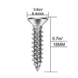 6PCS Mending Plates Heavy Duty Flat Bracket Metal Straight Brace Stainless Steel Bracket Repair Plates for Furniture,Wood,Shelves,Cabinet WoodArtSupply