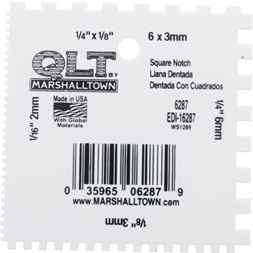 QLT By MARSHALLTOWN 6287 Plastic Notched Spreader by Qlt By Marshalltown - WoodArtSupply