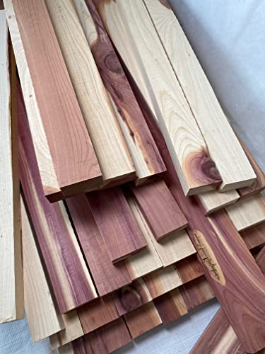 16 Inch Long Aromatic Cedar Wood Boards. Rustic Wood for Crafts… - WoodArtSupply