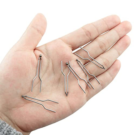 Pyrography Wire Tip ITROLLE 6PCS 3Sizes Wood Burning Ball Tips Wood Burning Tool for 30-50W Adjustable Wood Burning Machine (21, 22, 23) ITROLLE