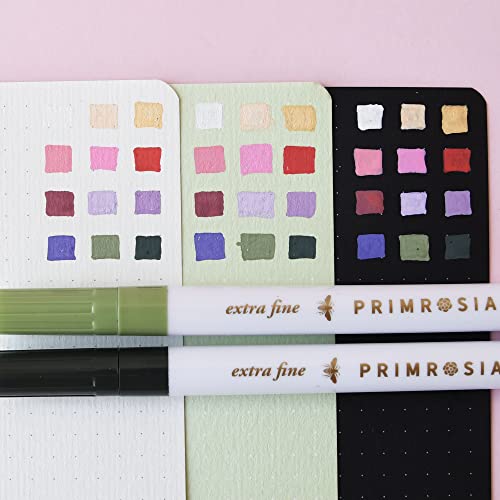 Primrosia Acrylic Paint Pens Brights Collection, Extra Fine Tips for arts, crafts and office supplies Primrosia
