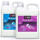 LET'S RESIN Silicone Mold Making Kit Liquid Silicone Rubber 140oz Translucent Clear Mold Making Silicone-Mixing Ratio 1:1-Molding Silicone for Resin LET'S RESIN