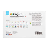 KINGART 583-24 Pastel GEL STICK Set, Artist Pigment Crayons, 24 Unique Colors, Water Soluble, Creamy, and Odorless, Use on Paper, Wood, Canvas and KINGART
