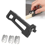 Woodworking Edge Trimmer, 3 Blades Chamfer Plane Edge Plane Edge Banding Trimmer Veneer Edge Trimmer Edge Chamfer Burr Scraper for Woodworking Edge VBESTLIFE