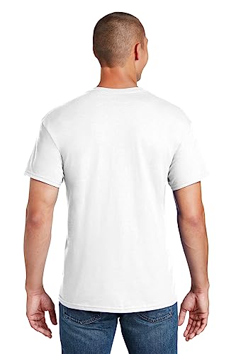 Gildan Adult DryBlend Sports T-Shirt, White, X-Large. (Pack of 5) Gildan