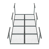 Everest Max 4 x 8 Overhead Garage Storage Rack, Heavy Duty Shelving, Adjustable Garage Storage Home Organization Storage Rack, 750lbs Weight Everest