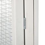 PawHut Wooden Chicken Coop Run for 6-10 Chickens, Hen House Add-On with Storage, Perches, 141.75" x 48" x 61", Gray PawHut