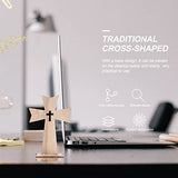 Sewroro 20pcs Cross Decor Wooden Crafts Cross Shaped Ornaments Unfinished Wooden Cross for Home Decoration (Random Style) Sewroro
