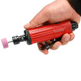 Asabocai 1/4inch Air Powered Die Grinder, Pneumatic Straight Die Grinder with 1/4"(6MM) and 1/8"(3MM) Collets,22000 RPM Rear Exhaust, Compact Asabocai