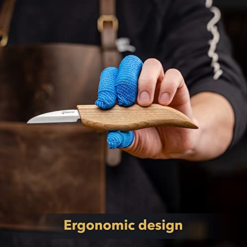 BeaverCraft Wood Carving Kit S15 Wood Whittling Kit for Beginners Kids - Wood Carving Knife Set Whittling Knife Set Wood Carving Knives Hand Wood BeaverCraft