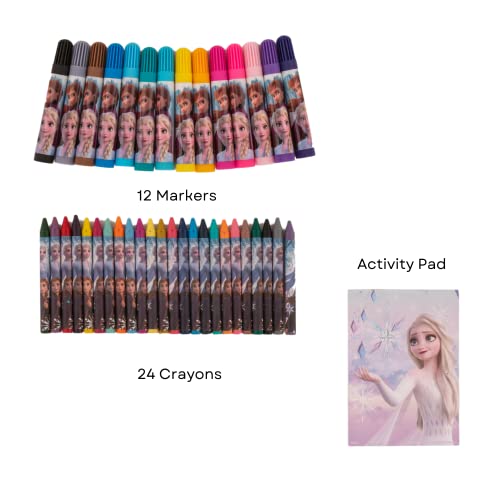 Disney Frozen Creative Coloring Canvas Painting and Activity Set for Kids, 1000+ pcs Innovative Designs