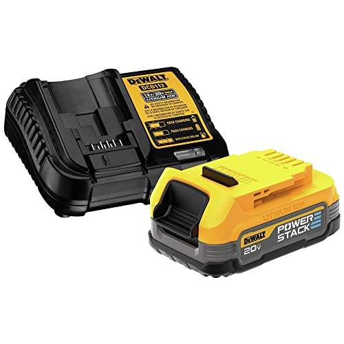 DEWALT 20V MAX* Starter Kit with POWERSTACK™ Compact Battery and Charger (DCBP034C) DEWALT