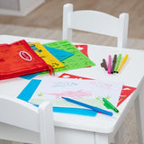 Melissa & Doug Created by Me! Stencil Art Coloring Activity Kit in Storage Pouch - 170+ Designs, 6 Markers, 2 Crayons, Paper - FSC-Certified Melissa & Doug