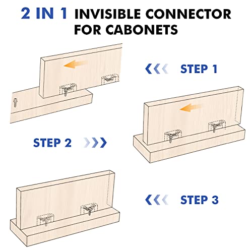 YUCHENGTECH Mortising Jig 2 in 1 Invisible Fastener Slotting Bracket Woodworking Router Base Punch Locator Multifunctional Woodworking Slotting Tool YUCHENGTECH