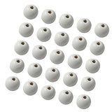 Tofficu 1000 Pcs Wooden Round Balls Unfinished Loose Beads Wood Balls DIY Wood Craft Beads Natural Beads Wooden Beads Bulk Wooden Slices Dics Log Tofficu