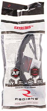 Radians XT1-11 Extremis Full Black Frame Safety Glasses with Clear Anti-Fog Lens Radians