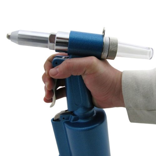 Air Powered Rivet Gun Pneumatic Riveter Gun Air Hydraulic Riveter Blind Rivet Gun (Rivet Nozzle Adapters Included) - WoodArtSupply