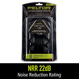 Peltor Sport Tactical 100 Electronic Hearing Protector, Ear Protection, NRR 22 dB, Ideal for the Range, Shooting and Hunting, TAC100-OTH, Black, One Peltor Sport