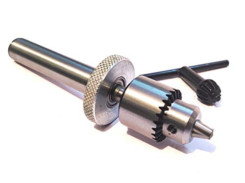 Precision Fine Micro Drill Mill Adapter Miniature Quill 1/2" Shank with JT0 Drill Chuck 0.3-4 mm-Manual Feed Control Avoids Drill ASSORTS