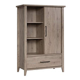 Sauder Summit Station Armoire, L: 36.77" x W: 18.15" x H: 54.53", Laurel Oak Sauder