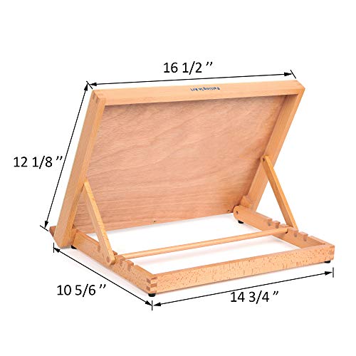 Falling in Art 5-Position Wood Drafting Table Easel Drawing and Sketching Board, 16 1/2 Inches by 12 1/8 Inches Falling in Art