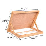 Falling in Art 5-Position Wood Drafting Table Easel Drawing and Sketching Board, 16 1/2 Inches by 12 1/8 Inches Falling in Art