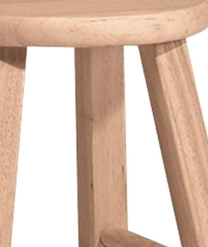 International Concepts 18-Inch Round Top Stool, Unfinished IC International Concepts