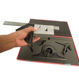 435 Series Combination Squares - 435-12-4r 12" reg blade Starrett