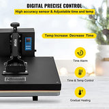 VEVOR Heat Press 16x20, 1700W Power Heat Press Machine, Fast Heating, High Pressure Heat Press Machine for T-Shirt, Digital Industrial Sublimation VEVOR