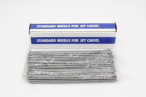 Prounique Chisel Tip Replacement Needles，7inch 100pcs Replacement Needle Set for Electric & Air Needle Scaler Prounique