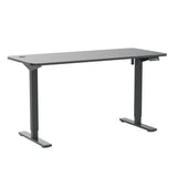 Furmax Electric Height Adjustable Standing Desk Large 55 x 24 Inches Sit Stand Up Desk Home Office Computer Desk Memory Preset with T-Shaped Metal Furmax