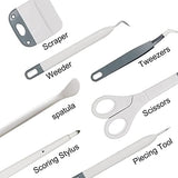 Corey-z Weeding Tools for Vinyl,Scissor,Tweezers,Weeders,Scraper,New Spatula,Scoring Stylus,Basic Weed Removal Tool Kit for Cricut/Silhouette/Siser corey-z