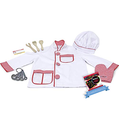 Melissa & Doug Chef: Role Play Costume Scratch Art Mini-Pad Bundle [48385] Melissa & Doug
