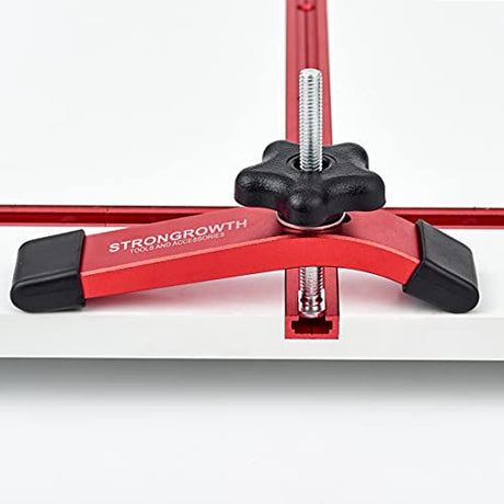 STRONGROWTH T track woodworking System Accessories- T-Track and Hold Down Clamps (T-Track Clamps 4pk) STRONGROWTH