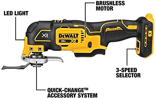 DEWALT 20V MAX Power Tool Combo Kit, 4-Tool Cordless Power Tool Set with 2 Batteries and Charger (DCK444C2)