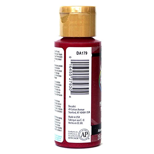 DecoArt Americana Acrylic Paint, 2-Ounce, Alizarin Crimson DecoArt
