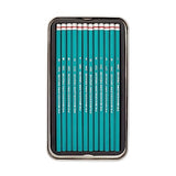 Prismacolor Premier Turquoise Graphite Sketching Pencils, Medium Leads, 12 Pack Prismacolor