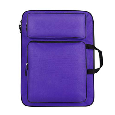 ITODA A3 Art Portfolio Carry Case Bag Drawboard Tote Handheld Storage Portable Shoulder Lightweight Box for 8k Sketch Pad Artist Drawing Painting
