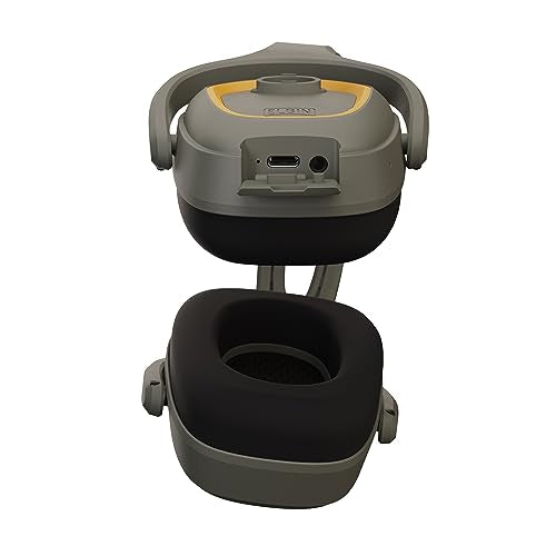 Elgin Rampage Bluetooth Hearing Protection Headphones, OSHA Compliant 25 dB Noise Reduction Safety Ear Muffs with Noise Cancelling Mic, 40+ Hour Elgin