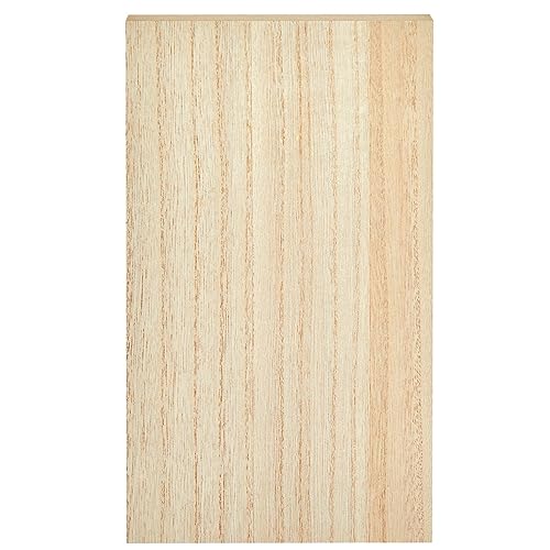 4 Pack Unfinished MDF Wood Blocks for Crafts 6 x 10", Smooth Surface for Crafts, DIY Projects (1 Inch Thick) Bright Creations