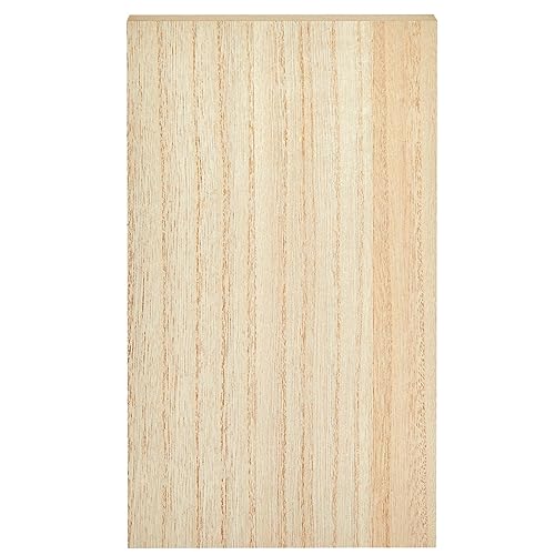 4 Pack Unfinished MDF Wood Blocks for Crafts 6 x 10", Smooth Surface for Crafts, DIY Projects (1 Inch Thick)