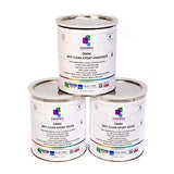 Coloredepoxies 10002 Clear Epoxy Resin Coating 100% Solids, High Gloss For Garage Floors, Basements, Concrete and Plywood. 3 Gallon Kit colored epoxies